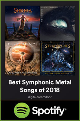 DigitalDreamDoor Symphonic Metal Songs of 2018 playlist on Spotify