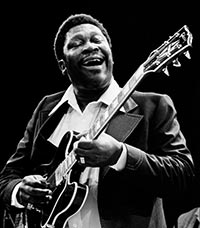 B.B. King blues singer