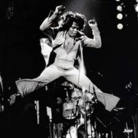 James Brown jumping up