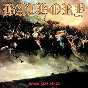 Blood Fire Death album cover