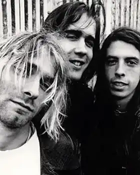 Grunge rock band Nirvana