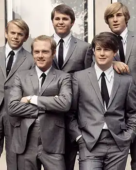 Surf music band The Beach Boys