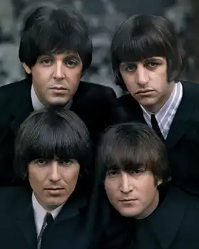 British band The Beatles, John, George, Paul, Ringo