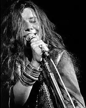 Blues-Rock singer Janis Joplin