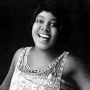 Blues music singer Bessie Smith