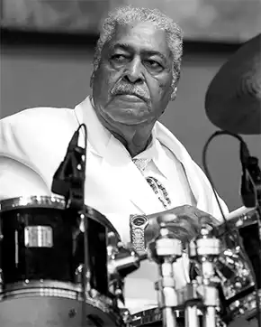 Blues drummer Sam Lay