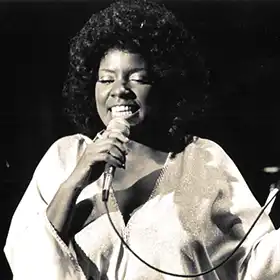 Disco music singer Gloria Gaynor