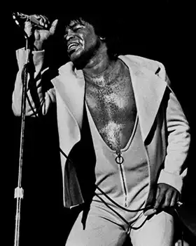 Funk music singer James Brown