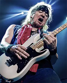 metal guitarist Adrian Smith