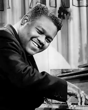 Fats Domino at the piano