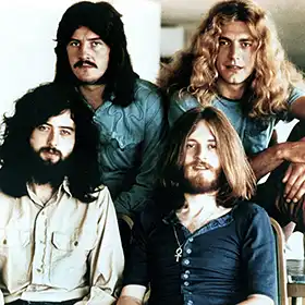 Blues rock band Led Zeppelin