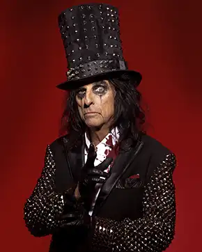 glam rock artist Alice Cooper