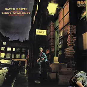 The Rise and Fall of Ziggy Stardust and the Spiders from Mars album cover