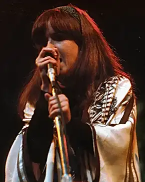 Psychedelic-rock singer Grace Slick