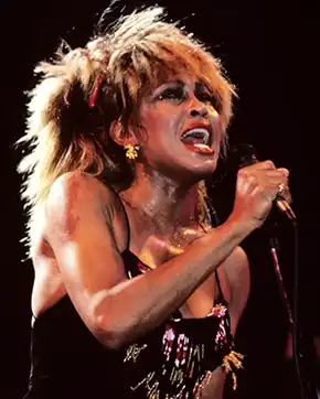 Soul-rock singer Tina Turner