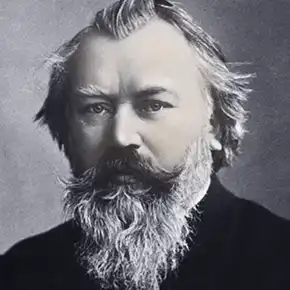 Classical music composer Johannes Brahms