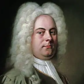 Classical music composer Georg Friedrich Handel