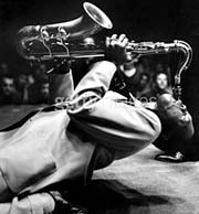 Big Jay McNeely playing Saxophone