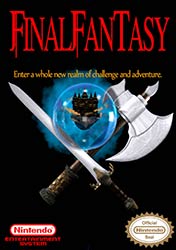 Final Fantasy NES game box cover