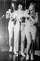 girl group Shangri-Las on stage