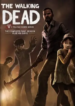 The Walking Dead video game box cover