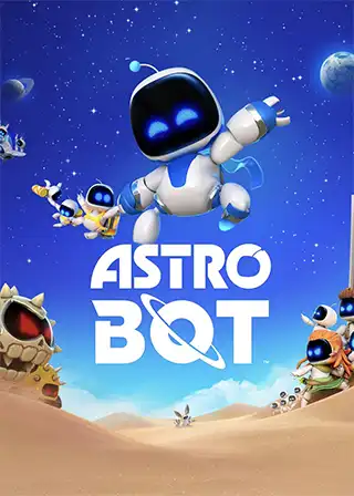 Astro Bot video game box cover