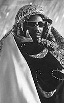 Afrika Bambaata in costume