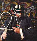 Afrika Bambaata with ankh