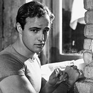 scene from A Streetcar Named Desire with Marlon Brando