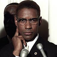 scene from Malcolm X with Denzel Washington