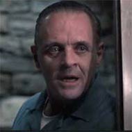 scene from The Silence of the Lambs with Anthony Hopkins