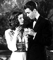 Actor Katharine Hepburn in the movie The Philadelphia Story