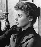 Actor Ingrid Bergman in the movie Gaslight