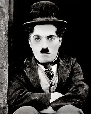 Comedy actor Charlie Chaplin