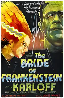 Bride of Frankenstein movie poster