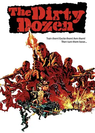 The Dirty Dozen movie poster art