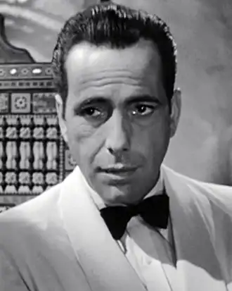 Humphrey Bogart as Rick Blaine in Casablanca