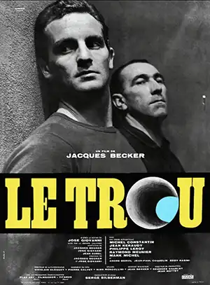 Poster for the 1960 movie Le trou