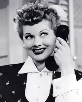 Comedic actress Lucille Ball