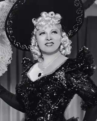 Comedic actress Mae West