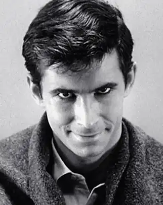 Anthony Perkins as Norman Bates in Psycho