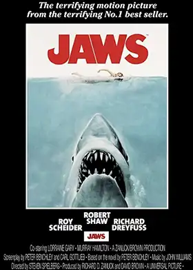 Jaws movie poster