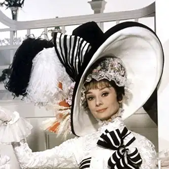 Scene of Audrey Hepburn from My Fair Lady