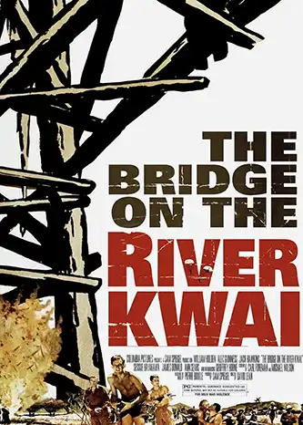 The Bridge on the River Kwai war movie poster