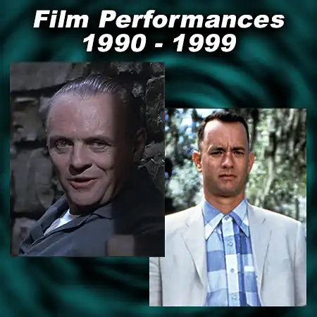 Movie actors Anthony Hopkins and Tom Hanks