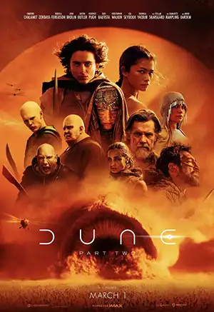 Dune: Part Two 2024 movie poster