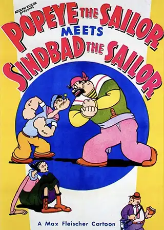 DVD cover for the movie Popeye the Sailor Meets Sindbad the Sailor