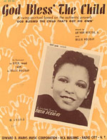 God Bless The Child - sheet music cover