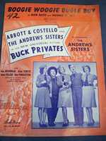 Andrews Sisters - Boogie Woogie Bugle Boy