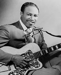 Blues guitarist Jimmy Reed